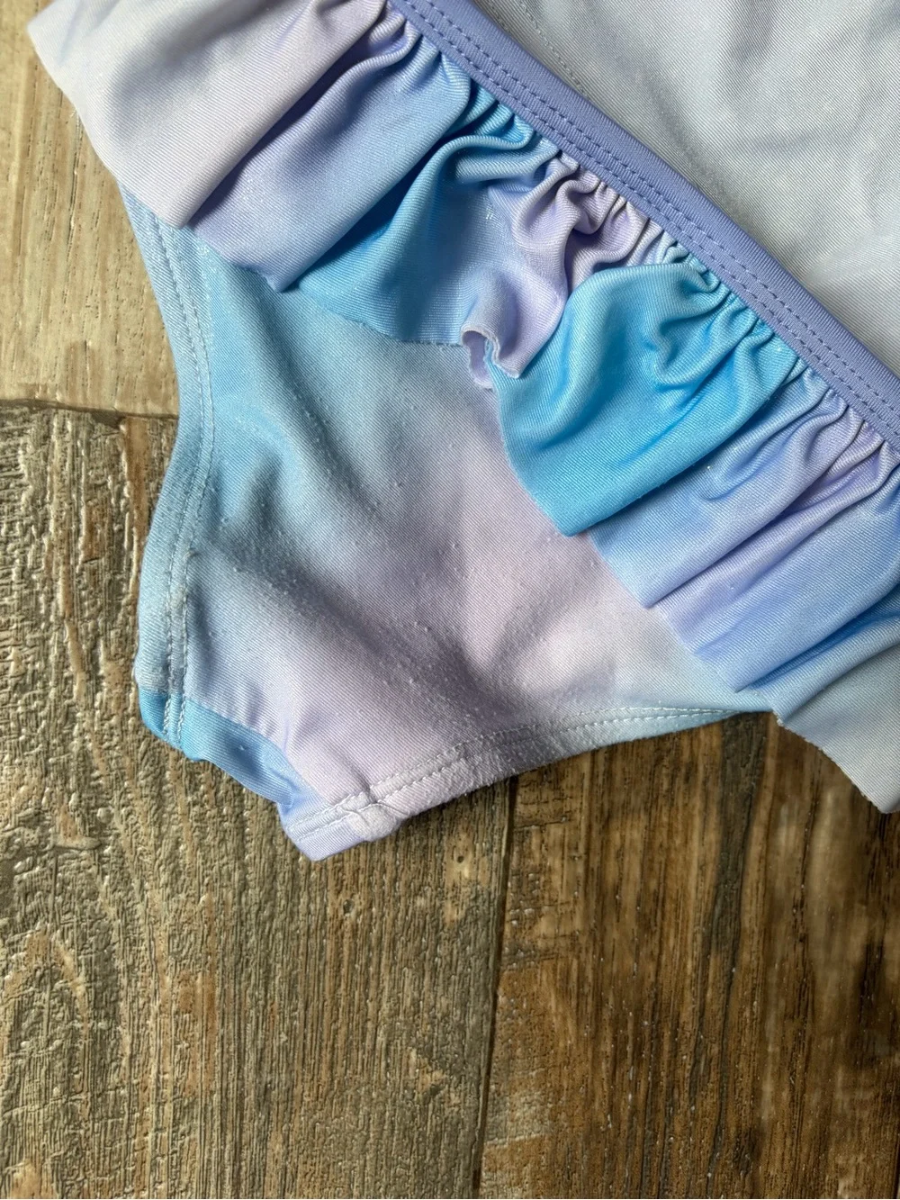 Disney Purple & Blue Ruffle Tankini Set with Frozen Character